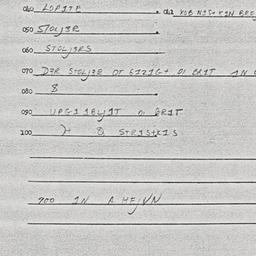 Eastern questionnaire, answ...