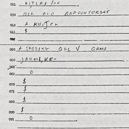 Eastern questionnaire, answ...