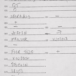Eastern questionnaire, answ...