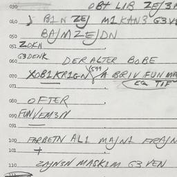 Eastern questionnaire, answ...