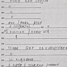 Eastern questionnaire, answ...