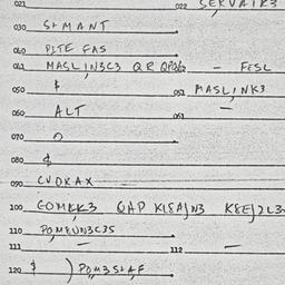 Eastern questionnaire, answ...