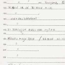 Eastern questionnaire, answ...