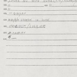 Eastern questionnaire, answ...