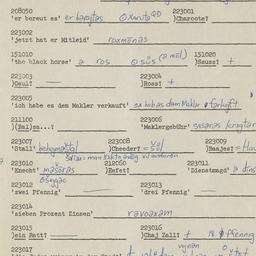 Western questionnaire, answ...