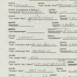 Western questionnaire, answ...