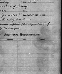 Carnegie General Donations,...