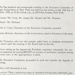 Executive Committee Meeting