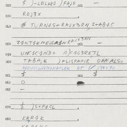 Eastern questionnaire, answ...