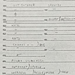 Eastern questionnaire, answ...