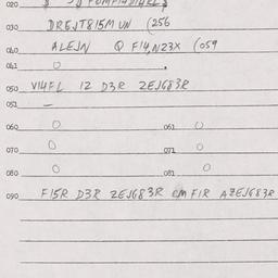 Eastern questionnaire, answ...