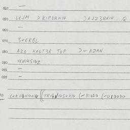 Eastern questionnaire, answ...