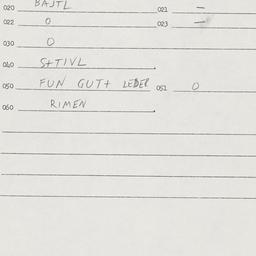 Eastern questionnaire, answ...