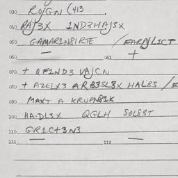 Eastern questionnaire, answ...