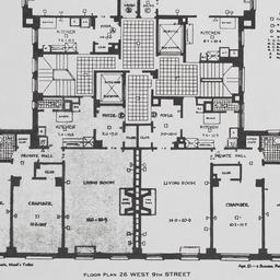 Floor Plan: 26 West 9th Street