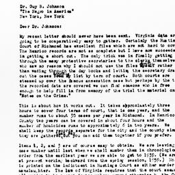 Letter from Olive M. Stone ...