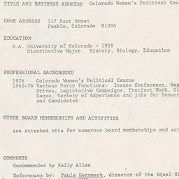 Nominating Committee