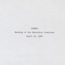 Executive Committee Meeting
