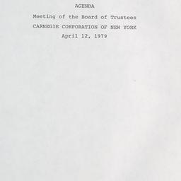 Meeting of the Board of Tru...