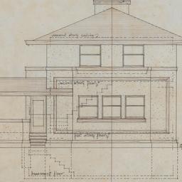 House #2: Front elevation