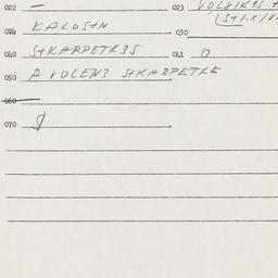 Eastern questionnaire, answ...