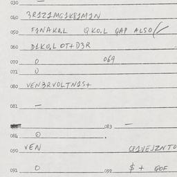 Eastern questionnaire, answ...