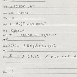 Eastern questionnaire, answ...