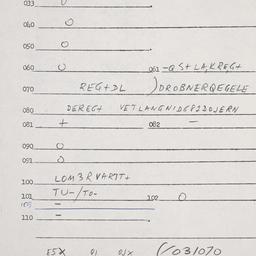 Eastern questionnaire, answ...