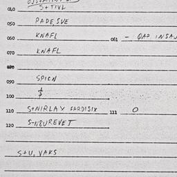 Eastern questionnaire, answ...
