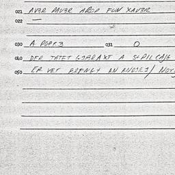 Eastern questionnaire, answ...