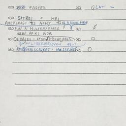 Eastern questionnaire, answ...