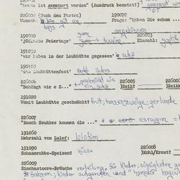 Western questionnaire, answ...