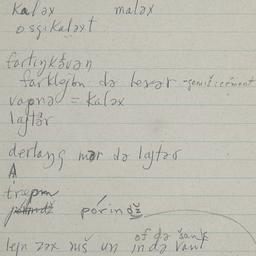 Eastern questionnaire, blue...