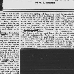 Article on AN AMERICAN DILE...
