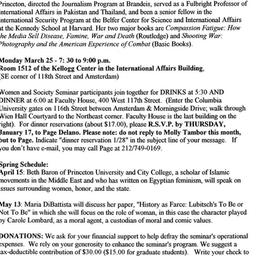 Announcements, 2002-03-25. ...