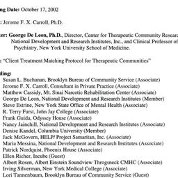 Minutes, 2002-10-17. Drugs ...