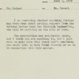 Memorandum from Henry Smith...