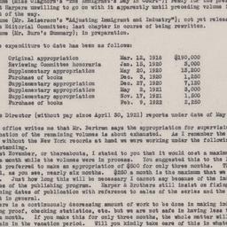 Board Meeting, 5/24/1922