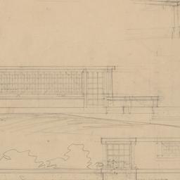 Exterior elevations, sketch...