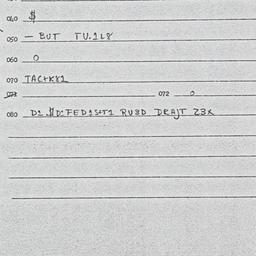 Eastern questionnaire, answ...