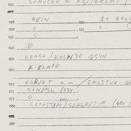 Eastern questionnaire, answ...