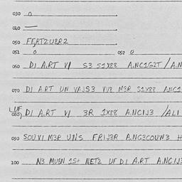 Eastern questionnaire, answ...
