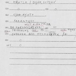 Eastern questionnaire, answ...