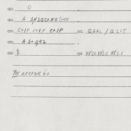 Eastern questionnaire, answ...