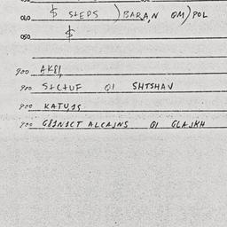 Eastern questionnaire, answ...