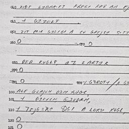 Eastern questionnaire, answ...