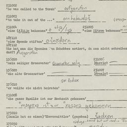 Western questionnaire, answ...