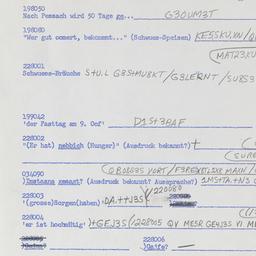 Western questionnaire, answ...