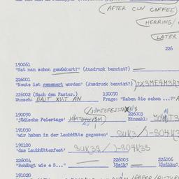 Western questionnaire, answ...