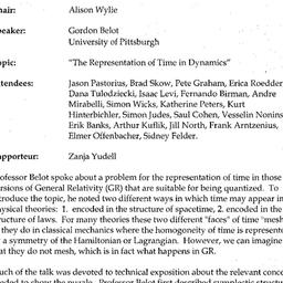 Minutes, 2004-04-20. The Hi...